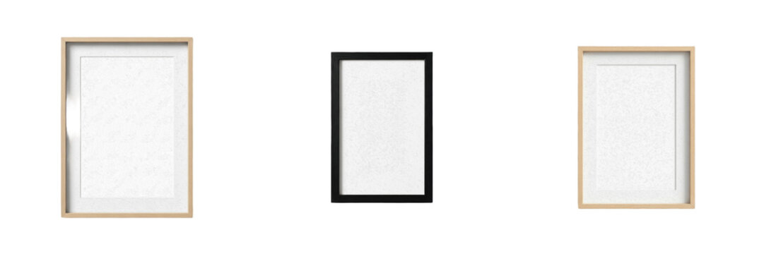 Plain Edge Simple Frame - Cadre simple &agrave; bord lisse - Schlichter Rahmen mit glatter Kante - Marco simple de borde liso - Basic Minimalist Functional Border for Home and Office Wall Art Mockup