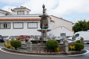 Fototapeta premium Photo of the frog fountain in Firgas in Gran canaria