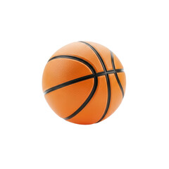 Fototapeta premium Classic orange basketball with textured surface