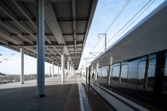 Modern railway station