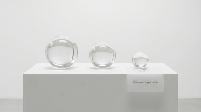 Structured Arrangement of Three Glass Spheres s1