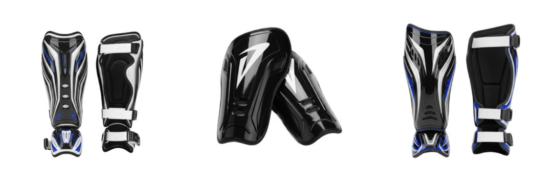 Soccer shin guards protective leg shields Espinilleras Prot&egrave;ge-tibias Schienbeinschoner football safety gear impact resistant plastic shell padded foam protection for match play