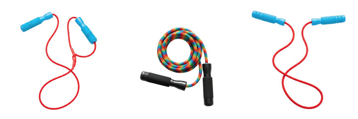 Jump rope skipping rope for fitness Comba Corde à sauter Springseil cardio workout speed training equipment for boxing gym crossfit adjustable length lightweight athletic gear © Sweet