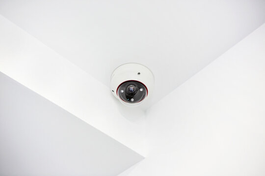 Minimalist view of a security and surveillance camera