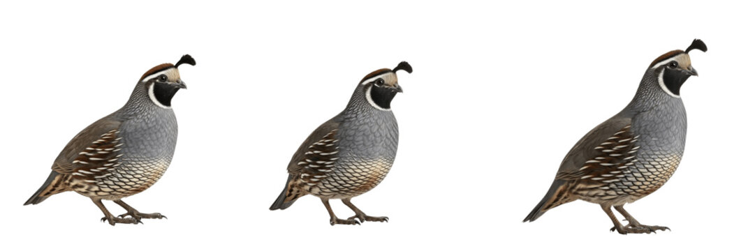 California Quail Perched - Callipepla californica - Caille - Codorniz - Small Plumed Bird SEO Title - Cute Ground Bird with Head Crest on Fence Post Wildlife Photography - Woodland Nature Wildlife