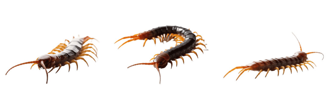 Giant Centipede Legs - Scolopendra - Centip&egrave;de - Ciempi&eacute;s - Fast Predatory Myriapod SEO Title - Multi-Legged Venomous Invertebrate on Jungle Floor Wildlife Photography - Fierce Forest Predator