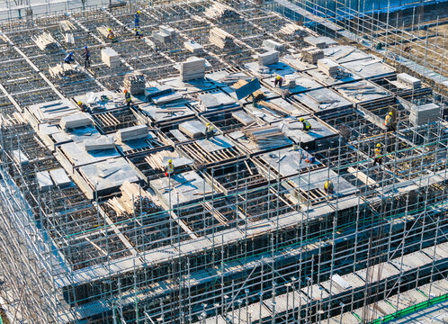 Construction Site Scaffolding