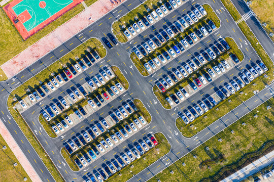 Aerial Parking Lot