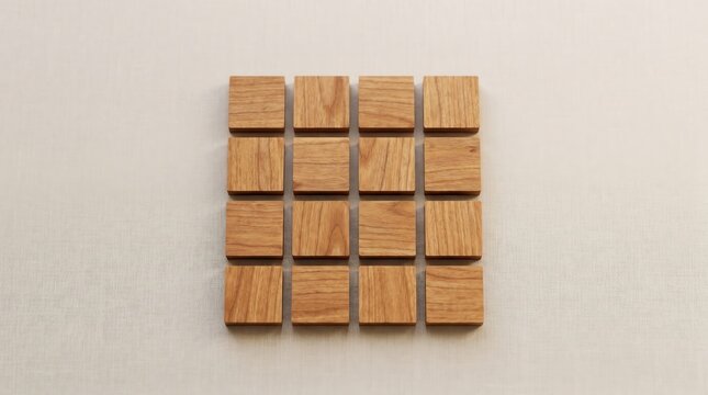 Wooden Tiles Aligned Neatly Fo S1 2