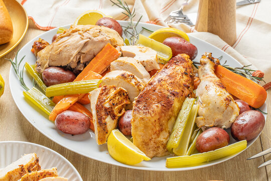 Roasted Chicken And Veggies