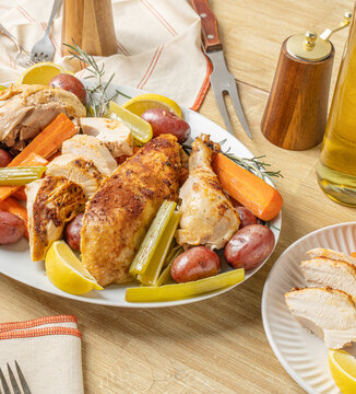 Roasted Chicken And Veggies