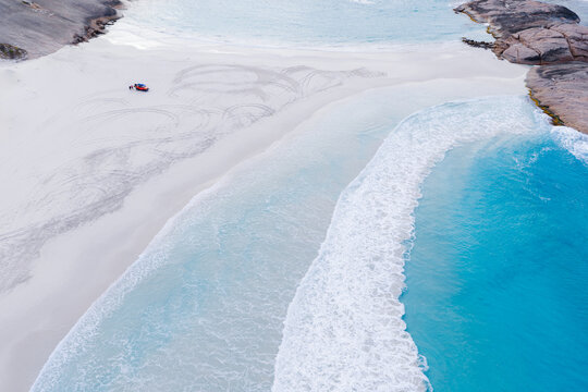Sand bar At Wylie Head Beach Esperance