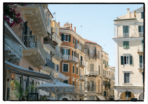 Historic Buildings in Corfu Old Town