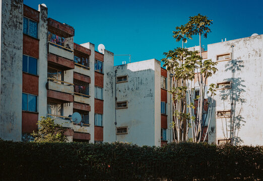 Rusty Block of flats/apartments