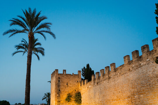 Architecture in Alc&uacute;dia Old Town during a trip to Majorca