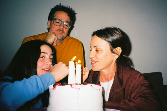 Pinky promise before candles