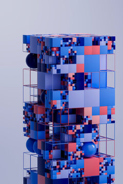 Vertical Voxel Tower 3D