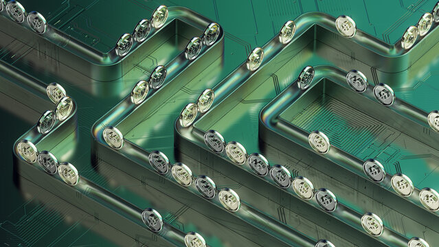 Automated Capital Flow in Digital Finance Network