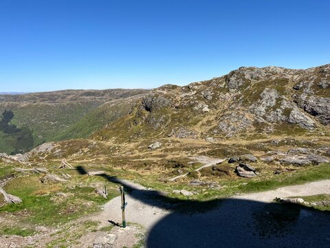 Mount Ulriken in Bergen, Norway, Nordic Countries