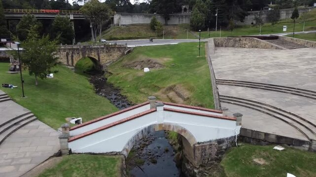 Ventaquemada, Boyaca - Colombia. March 5, 2026. The Boyaca Bridge is located 14 km west of Tunja.