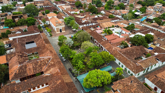 Santa Fe de Antioquia, Colombia. February 15, 2026. Our Lady of Chiquinquira is a Colombian Catholic church.