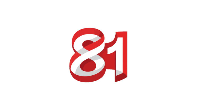 Eighty One Number Sign Symbol.