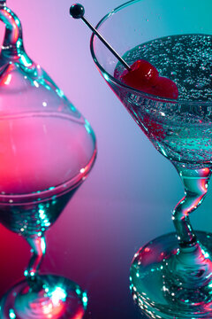 Cherry Soda Martini