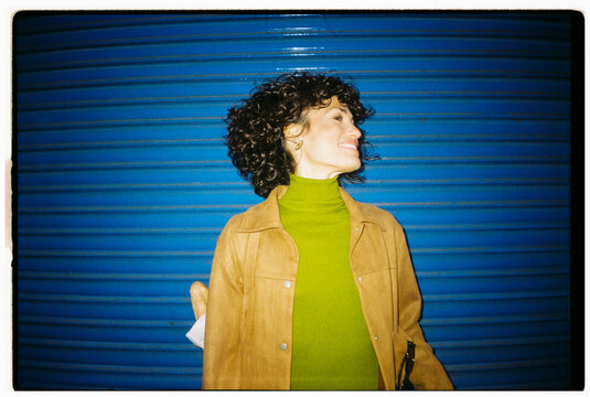 Film portrait of dancing woman