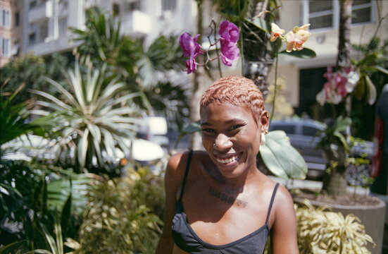 Smiling Sunlit Portrait