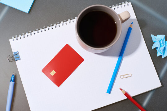 Items on a table for work and study tasks