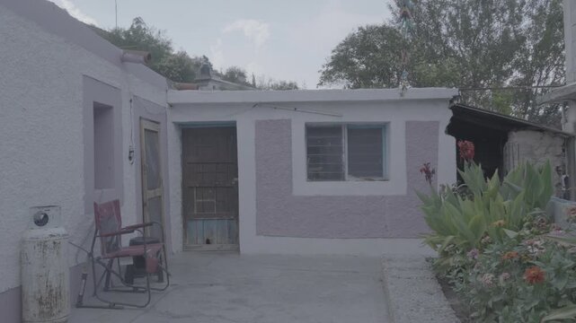 Casa tipica de pueblo en M&eacute;xico, Zona Norte del Pa&iacute;s.
