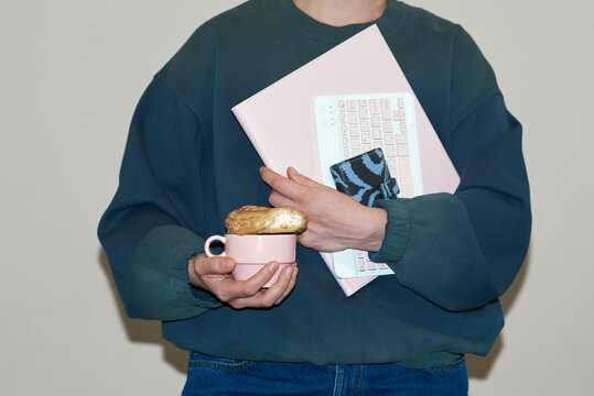 Woman carring things