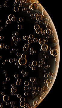 Abstract Macro Liquid Bubbles