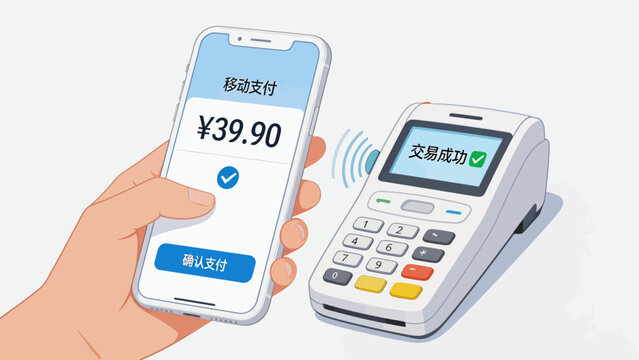 Mobile payment transaction on phone and terminal