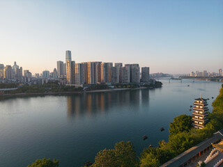Fototapeta premium Cityscape of Liuzhou Guangxi China