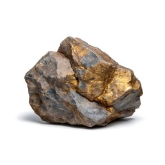 Obraz premium Natural Rock with Golden Veins and Textures Perfect for Backgrounds and Nature Projects
