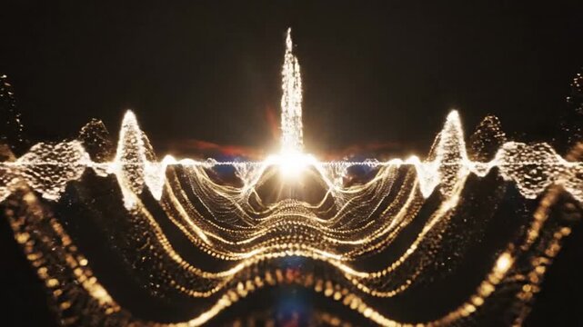 Eiffel Tower light trails Paris night