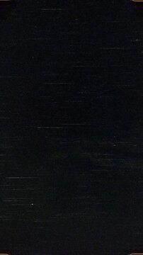 Vintage vhs tape with static noise interference