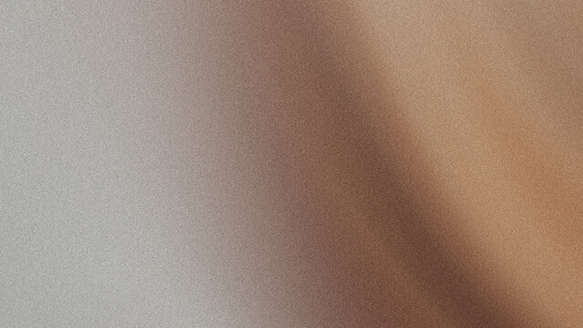 Abstract grainy gradient background with soft brown and grey tones