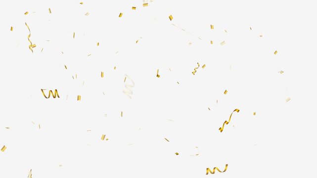 3D animation of exploding confetti, Colorful Isolated Confetti party popper Explosion confetti Blast Realistic.
blue and silver confetti explosion - 3D rendering