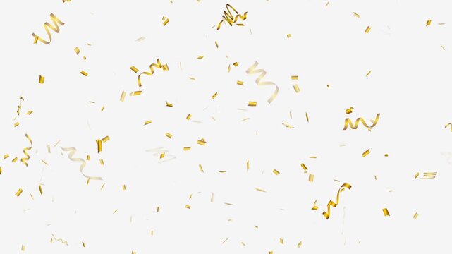 3D animation of exploding confetti, Colorful Isolated Confetti party popper Explosion confetti Blast Realistic.
blue and silver confetti explosion - 3D rendering