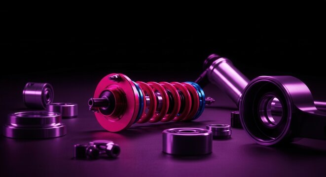 Custom Performance Car Suspension Parts with Coilover Shock Absorber and Bushings