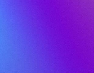 Fototapeta premium Cool blue shades transition into vivid violet with a gentle grainy texture, creating a stylish, modern backdrop for tech, fashion, or social media designs.