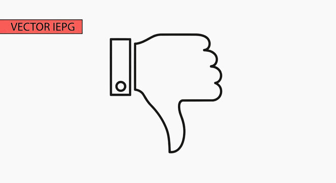 A disapproving hand gesture with a smartwatch on the wrist is shown in a line drawing.