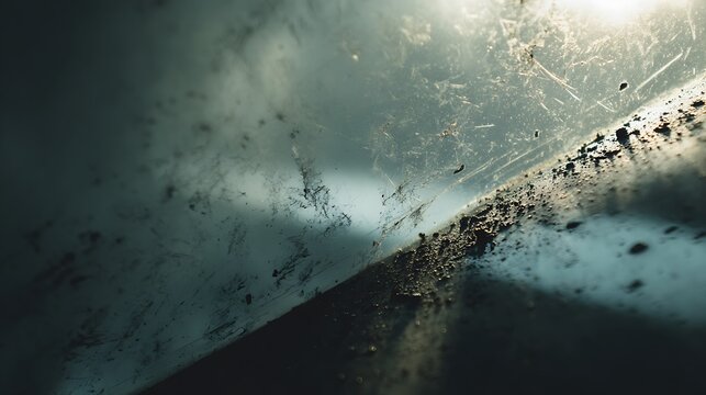 Close-up of dirty surface texture.