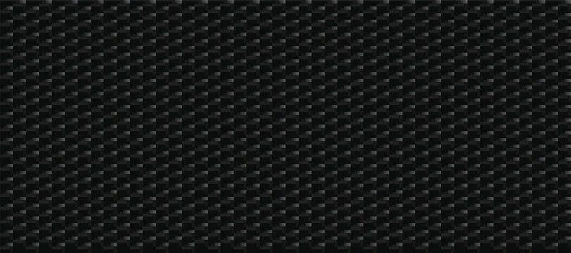A seamless dark grey diagonal carbon fiber pattern features a repeating geometric weave texture