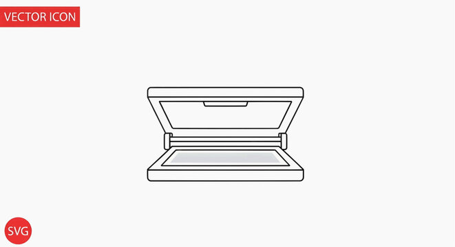 A flatbed scanner, a versatile device for digitizing documents, photos, and more, offering high-resolution scanning for various professional and personal needs