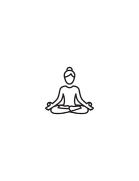 woman doing  yoga 
