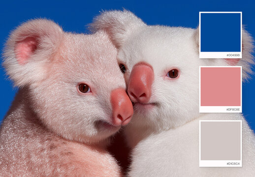 Color Palette Presentation Template For Brand Guidelines, Moodboard & Colour Swatch