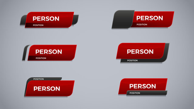 Red overlay with variation for name corporate template